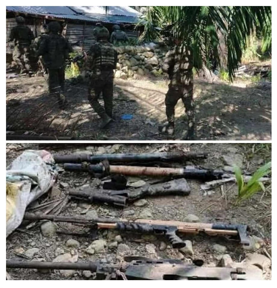 Mga armas pandigma natagpuan ng tropa ng 7th IB