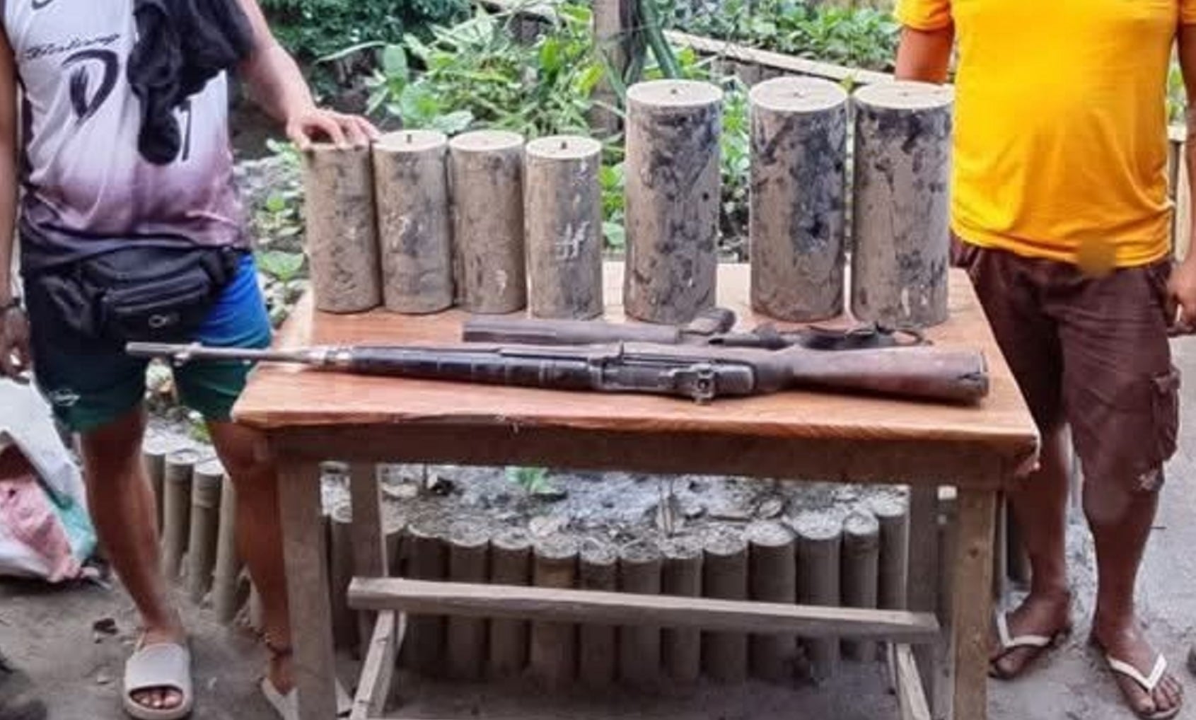 Hidden combat weapons, IEDs found in two Region 12 towns