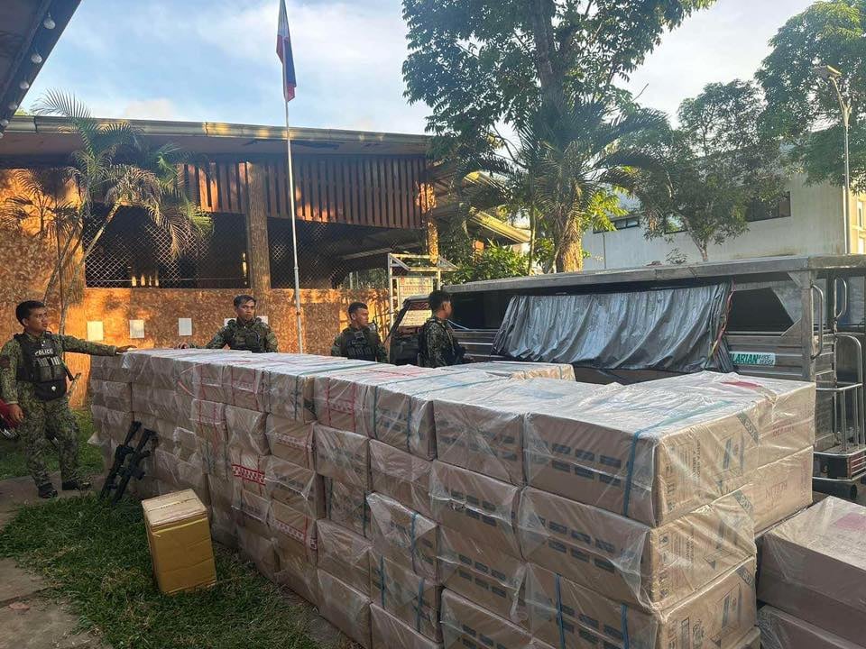 233 kahon ng smuggled na sigarilyo, nakumpiska sa Sulu