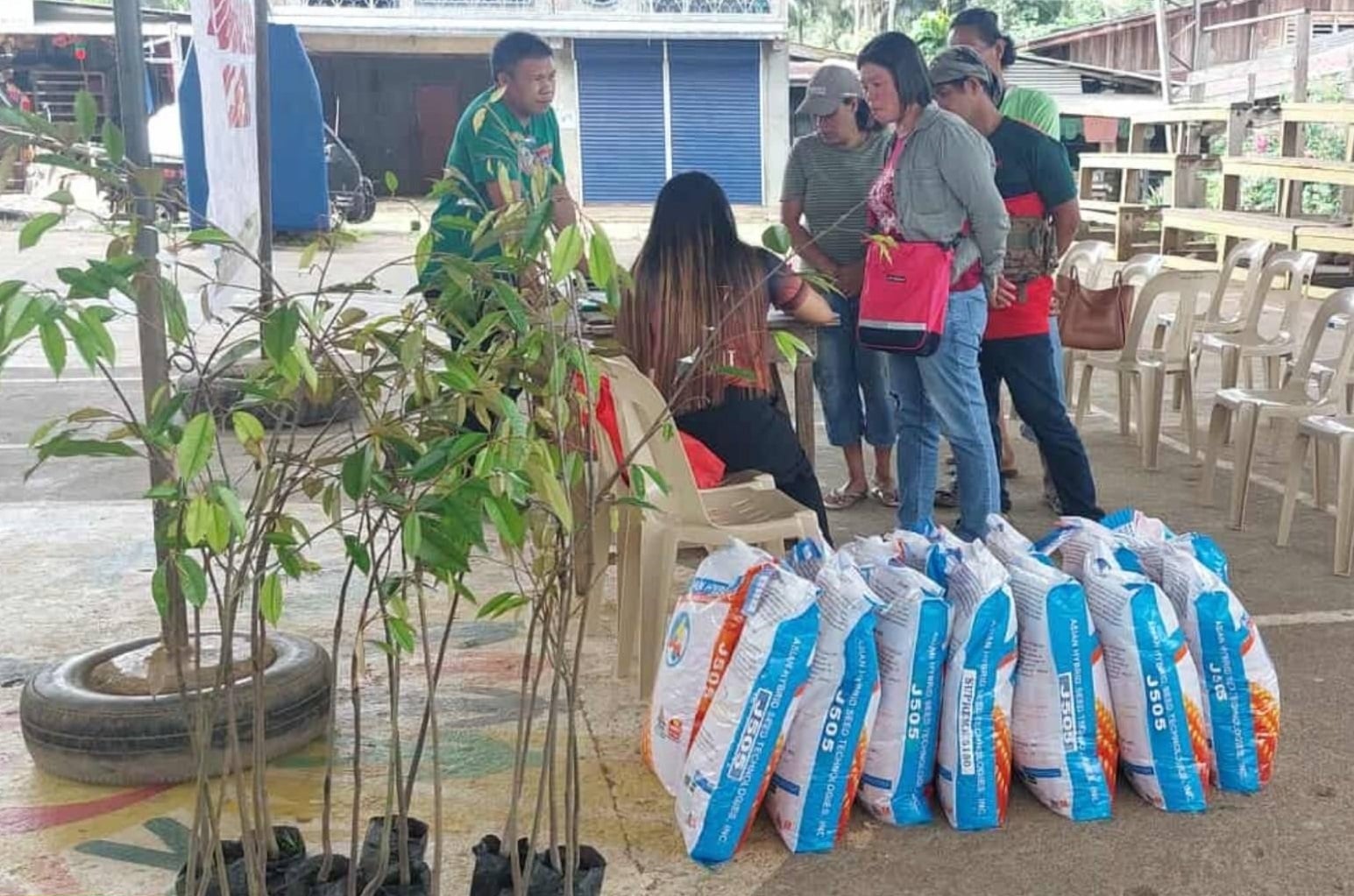 Photo of agricultural ayuda from OPA in Cotabato