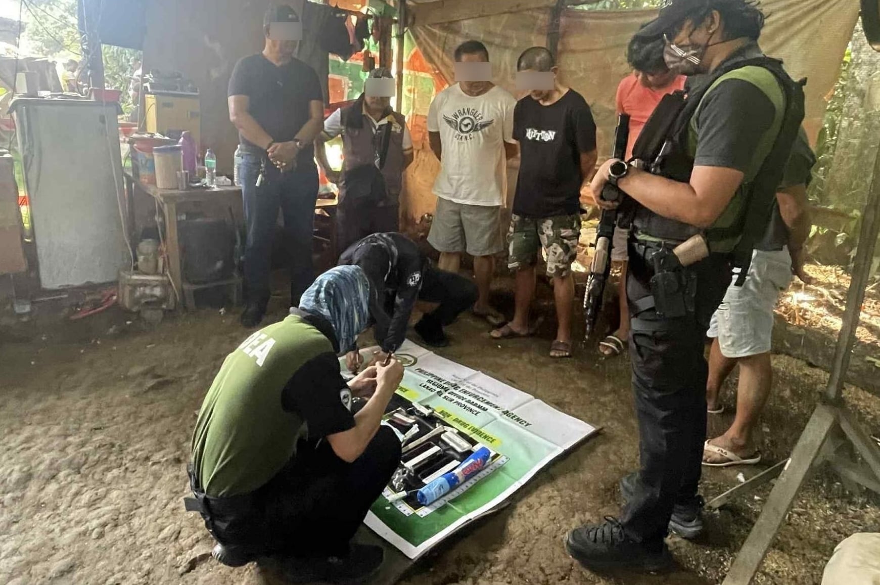 PDEA-BARMM agents bust 4 drug den operators