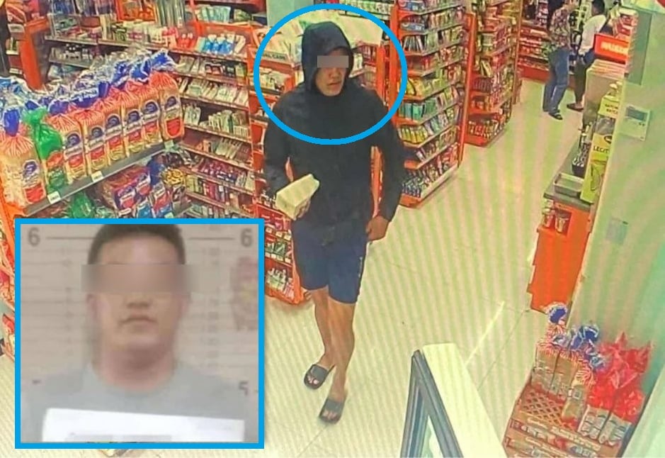 Pulis nag-holdap ng convenience store, kulong